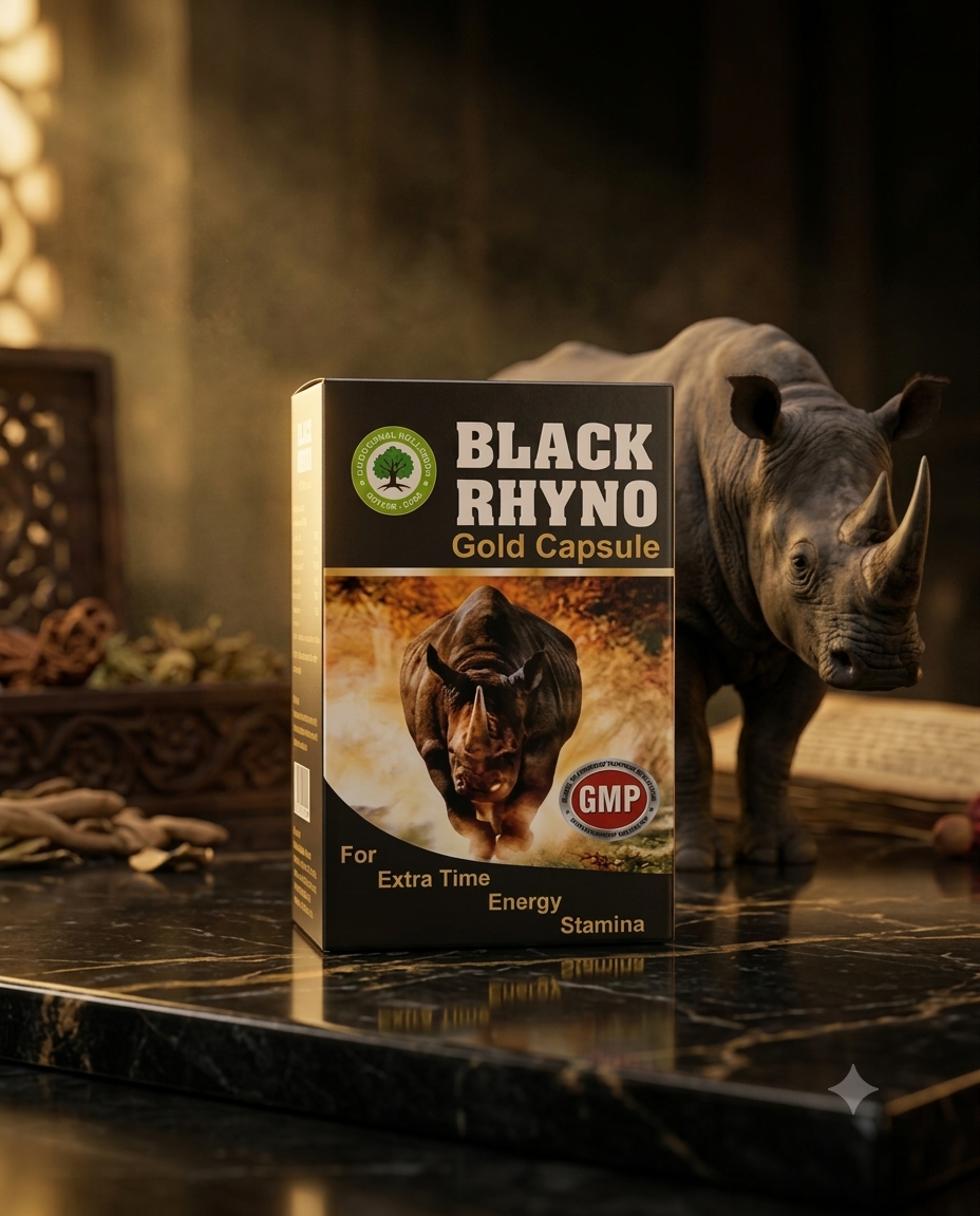 BLACK RHYNO GOLD CAPSULE —  अपनी ताकत को पहचानिए !